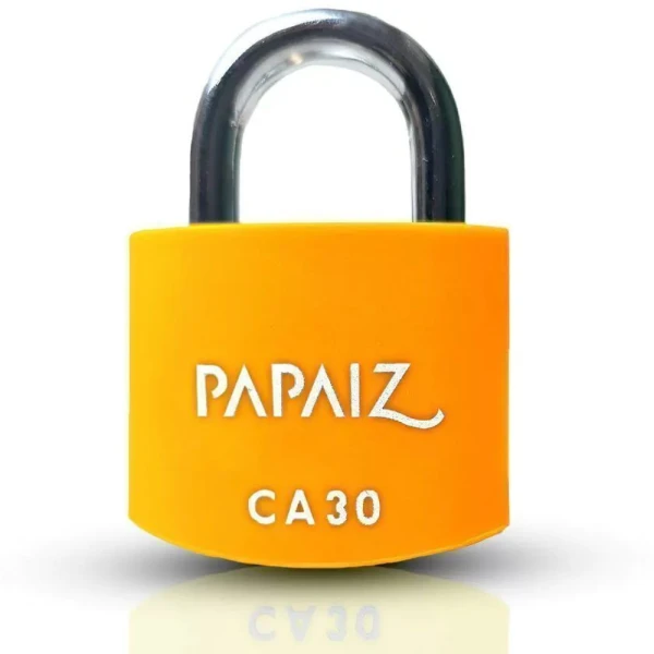 CADEADO ALUMÍNIO PAPAIZ CA30 30MM LARANJA