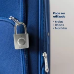 CADEADO DIGITAL PAPAIZ BIOMÉTRICO CF30 30MM PRATA CADEADO DIGITAL PAPAIZ BIOMÉTRICO CF30 30MM PRATA