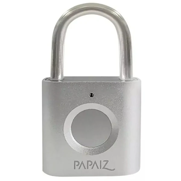 CADEADO DIGITAL PAPAIZ BIOMÉTRICO CF30 30MM PRATA