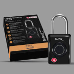 CADEADO DIGITAL PAPAIZ BIOMÉTRICO TSA 35B PRETO