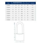 CADEADO LATÃO PAPAIZ HASTE LONGA 50MM CR35 35MM CADEADO LATÃO PAPAIZ HASTE LONGA 50MM CR35 35MM