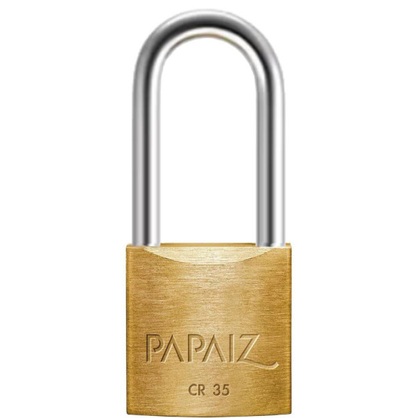 CADEADO LATÃO PAPAIZ HASTE LONGA 50MM CR35 35MM