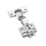 DOBRADIÇA CANECO CALÇO FIXO INOX FERLOCK AMORTEC RETA