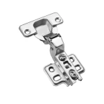DOBRADIÇA CANECO CALÇO FIXO INOX FERLOCK AMORTEC S.CURVA