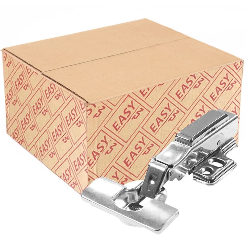 DOBRADIÇA CANECO INOX EASY TN CLICK RETA C/50 - Trava Forte