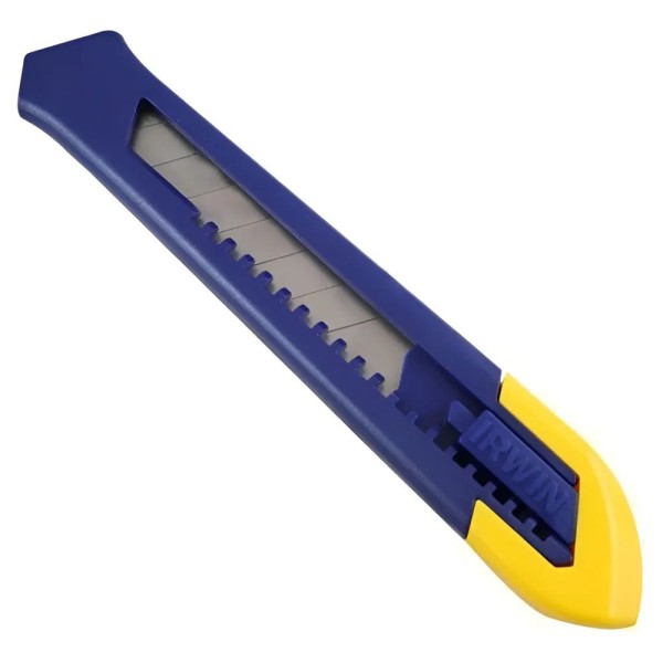 ESTILETE IRWIN STANDARD 18MM AZUL/AMARELO