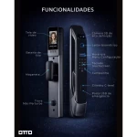 FECHADURA DIGITAL OTTO TU-3000 FACIAL BIOMETRIA ALEXA WI-FI FECHADURA DIGITAL OTTO TU-3000 FACIAL BIOMETRIA ALEXA WI-FI