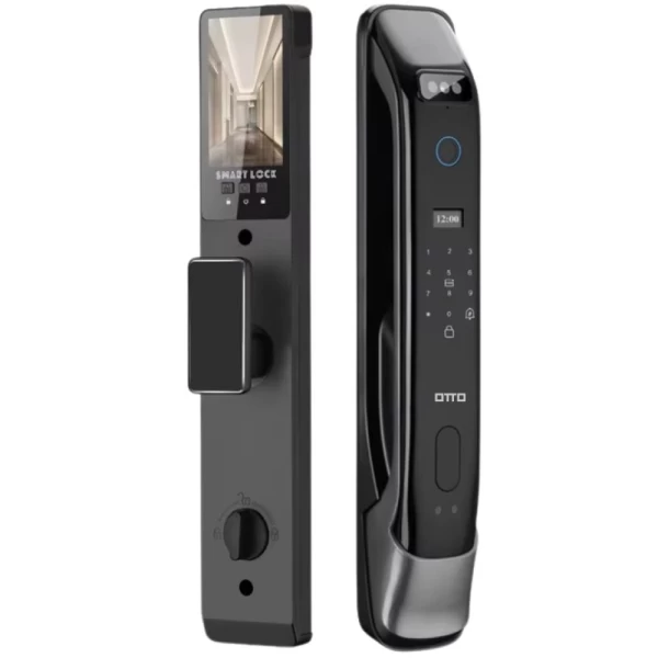 FECHADURA DIGITAL OTTO TU-3000 FACIAL BIOMETRIA ALEXA WI-FI