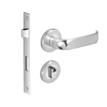 FECHADURA DUNA 3 REDONDA 55 EXTERNA CROMADA