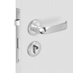 FECHADURA DUNA 3 REDONDA 55 EXTERNA CROMADA