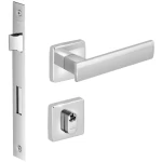 FECHADURA METRO LIGHT 55 QUADRADA EXTERNA CROMADA FECHADURA METRO LIGHT 55 QUADRADA EXTERNA CROMADA