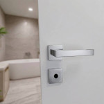 FECHADURA PAPAIZ MI960 INOXVITA BANHEIRO QUADRADA CROMO ACETINADA