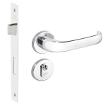 FECHADURA DUNA 1 REDONDA EXTERNA CROMADA FECHADURA DUNA 1 REDONDA EXTERNA CROMADA