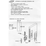FECHADURA PORTA CORRER 2468 C/PUXADOR CONCHA CROMADA FECHADURA PORTA CORRER 2468 C/PUXADOR CONCHA CROMADA