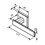 FECHADURA QUADRA EXTERNA 40MM ROSETA 701-40PE CROMADA PADO FECHADURA QUADRA EXTERNA 40MM ROSETA 701-40PE CROMADA PADO