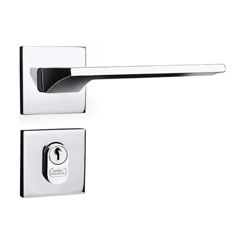 FECHADURA SAFIRA 40MM EXTERNA QUADRADA CROMADA - Trava Forte