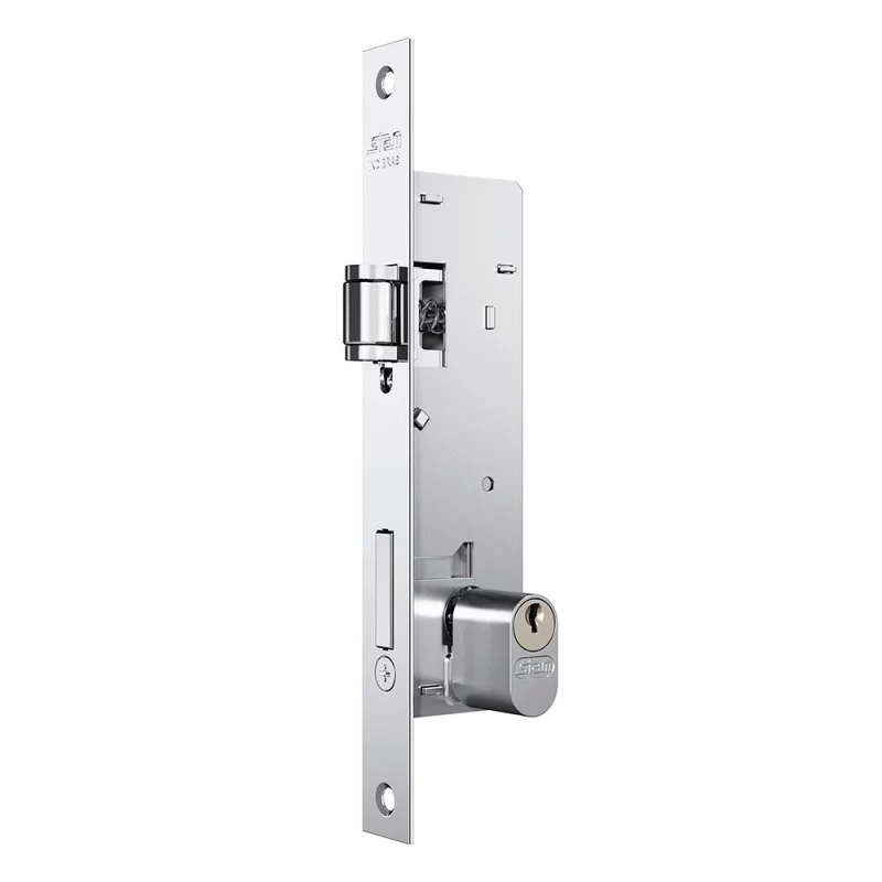 FECHADURA SERRALHEIRO ROLETE STAM NANCY 601 ESPELHO INOX - Trava Forte