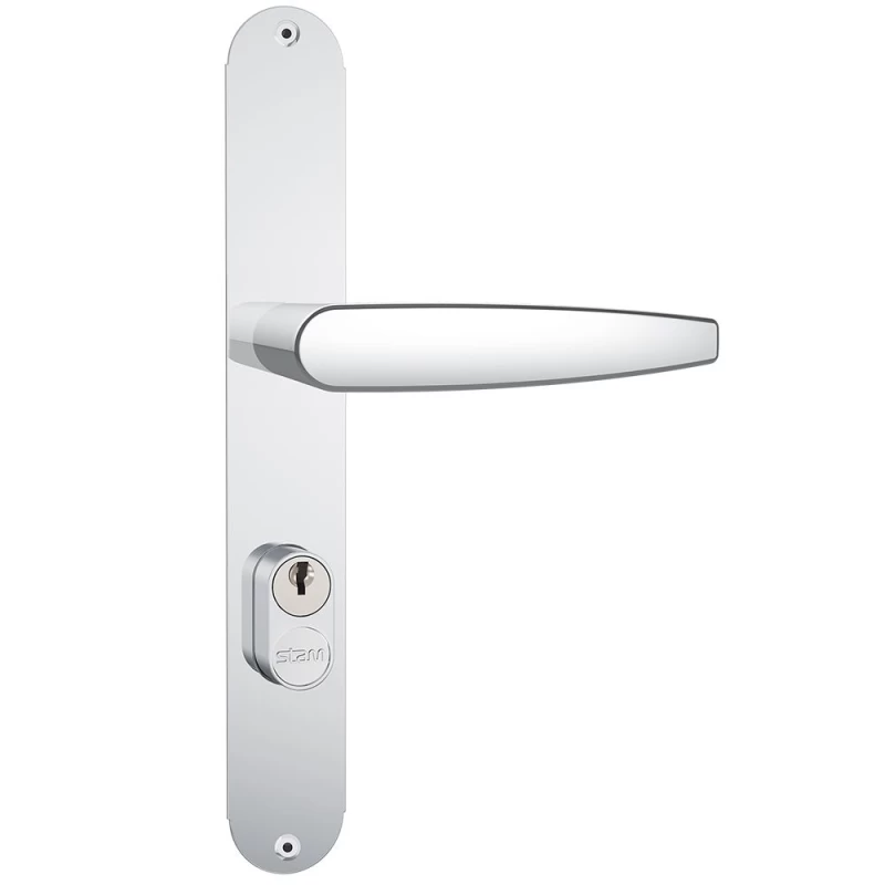 FECHADURA SERRALHEIRO STAM 603/33 INOX CROMADO - Trava Forte