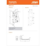 FECHADURA STAM CARPI 804/11 ESPELHO EXTERNA ANTIQUE FECHADURA STAM CARPI 804/11 ESPELHO EXTERNA ANTIQUE