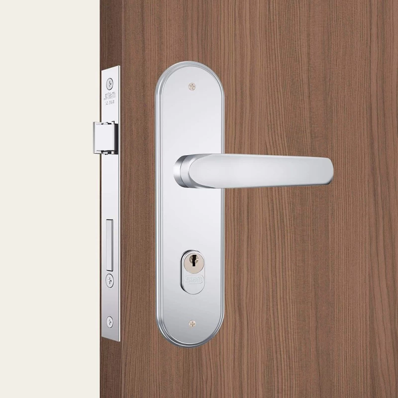 FECHADURA STAM GENOA 1601/09 ESPELHO EXTERNA INOX POLIDO - Trava Forte