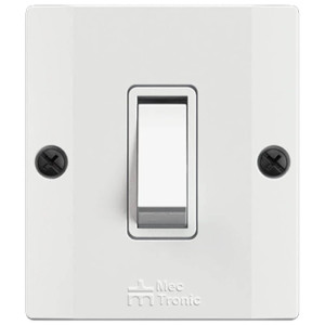 INTERRUPTOR SOBREPOR SIMPLES MILLENIUN 61001 BRANCO MECTRONIC