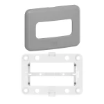 KIT C/2 MINIPLACA EMBUTIR MÓVEIS E PEDRA WEG COMPOSÉ CINZA