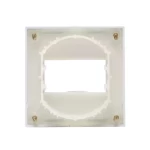 KIT C/2 PLACAS MARGIRIUS SLEEK MÓVEL 80X80MM MARROM