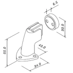 KIT C/2 PRENDEDOR PORTA MAGNÉTICO 808 ZAMACK ESCOVADO KIT C/2 PRENDEDOR PORTA MAGNÉTICO 808 ZAMACK ESCOVADO