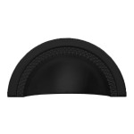 KIT C/2 PUXADOR MÓVEIS CONCHA CAPRI 64MM PRETO KIT C/2 PUXADOR MÓVEIS CONCHA CAPRI 64MM PRETO