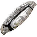 KIT C/2 PUXADOR MÓVEIS CONCHA VIVARO 115 96MM CROMADO ITALY LINE KIT C/2 PUXADOR MÓVEIS CONCHA VIVARO 115 96MM CROMADO ITALY LINE