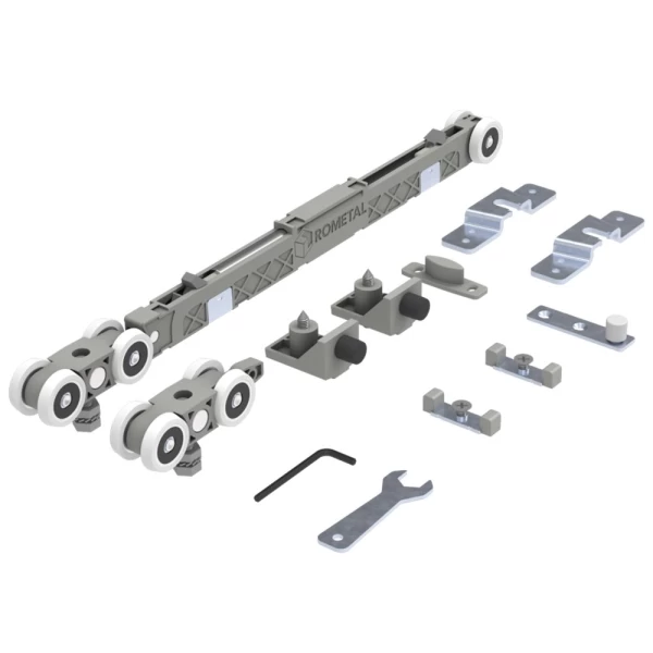 KIT RO-82 ROMETAL PORTA MDF MAX TOP PESADO 80-100KG