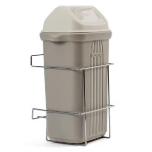 LIXEIRA FIXAR PORTA SIMPLES C/BALDE 10 LT