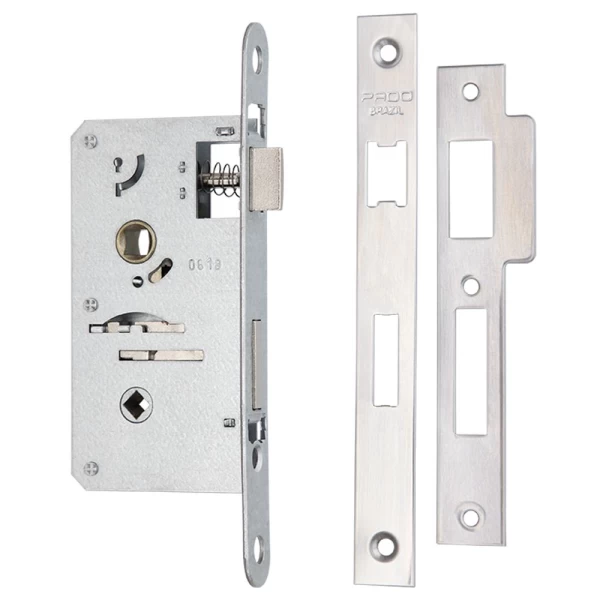 MÁQUINA FECHADURA PADO BANHEIRO 40MM 80B IXP