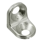 PACOTE C/1000 CANTONEIRAS 2 FUROS 13X13 NIQUELADA