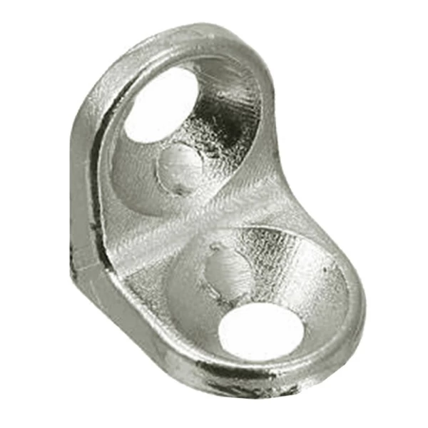 PACOTE C/1000 CANTONEIRAS 2 FUROS 13X13 NIQUELADA
