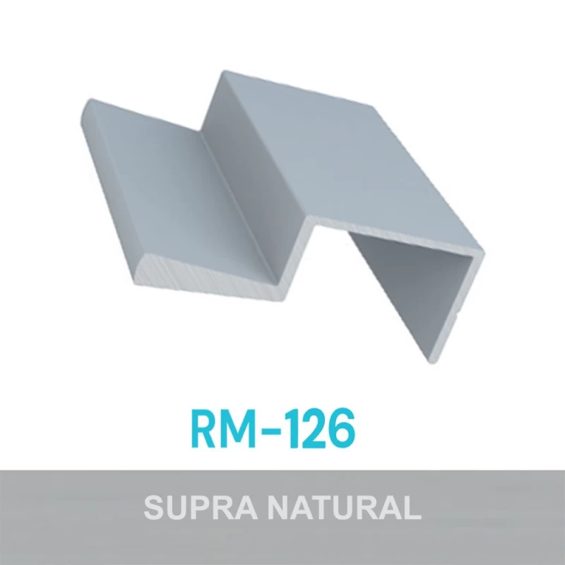 PERFIL ALUMÍNIO ROMETAL TESTEIRA 15MM RM-126 6 MT NATURAL - Trava