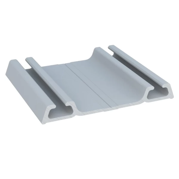 PERFIL ALUMÍNIO ROMETAL TRILHO INFERIOR RM-023 6 MT INOX MATE