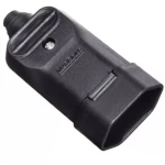 PLUGUE FÊMEA MARGIRIUS RETO 2P+T 20A PRETO