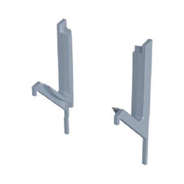 PONTEIRA ROMETAL CAVA 15MM PE-213 VAZADA PAR PRETA