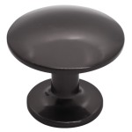 PUXADOR MÓVEIS PONTO REDONDO 30MM RENNA TITÂNIO ACETINADO