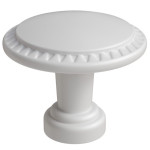 PUXADOR MÓVEIS PONTO REDONDO ALES 118 31MM BRANCO ITALY LINE