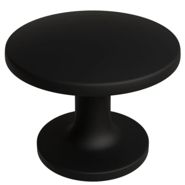 PUXADOR MÓVEIS PONTO REDONDO SINNAI 808 30MM PRETO ITALY LINE