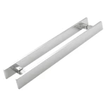 PUXADOR PORTA DUPLO INOX BARRA CHATA 40X10MM 80CM POLIDO PUXADOR PORTA DUPLO INOX BARRA CHATA 40X10MM 80CM POLIDO