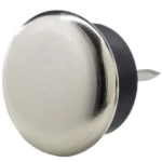 SAPATA METÁLICA C/PREGO HARDT NIQUELADA 22MM PACOTE C/10