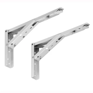 SUPORTE TAMPO/PRATELEIRA RETRÁTIL HARDT 350MM BRANCO