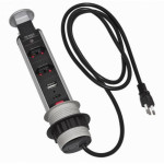 TORRE MULTIPLUG RENNA/PIX 2 TOMADAS + 2 USB RETRÁTIL PRATA TORRE MULTIPLUG RENNA/PIX 2 TOMADAS + 2 USB RETRÁTIL PRATA