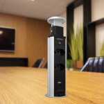 TORRE MULTIPLUG RENNA/PIX 2 TOMADAS + 2 USB RETRÁTIL PRATA TORRE MULTIPLUG RENNA/PIX 2 TOMADAS + 2 USB RETRÁTIL PRATA